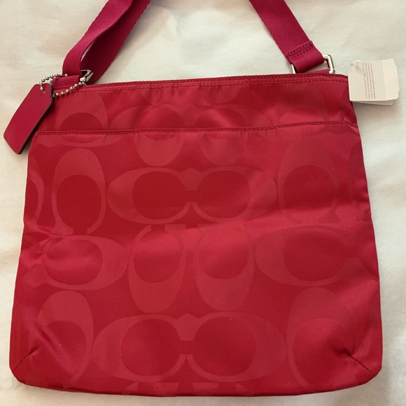 Coach C Print Crossbody File Bag - Picture 2 of 8